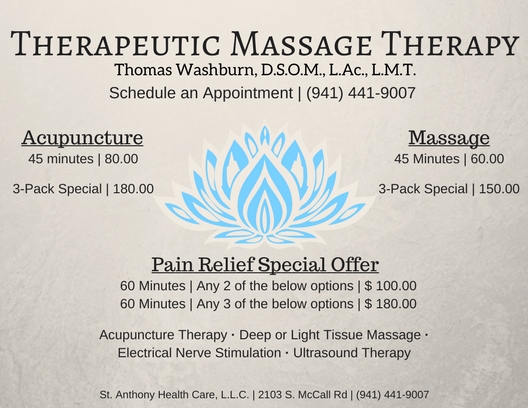 Massage Therapy – St. Anthony Health Care